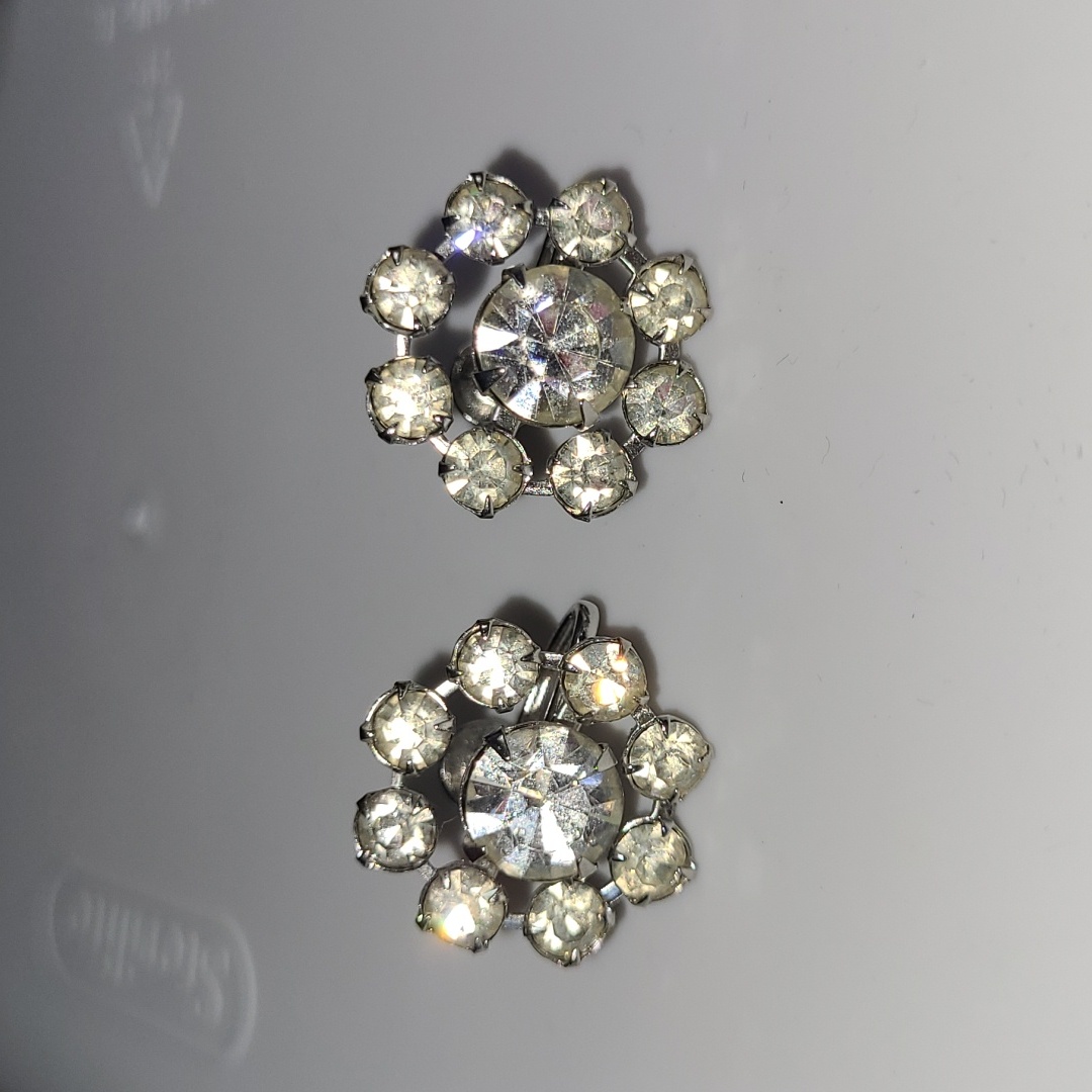 Weiss Rhinestone Earrings